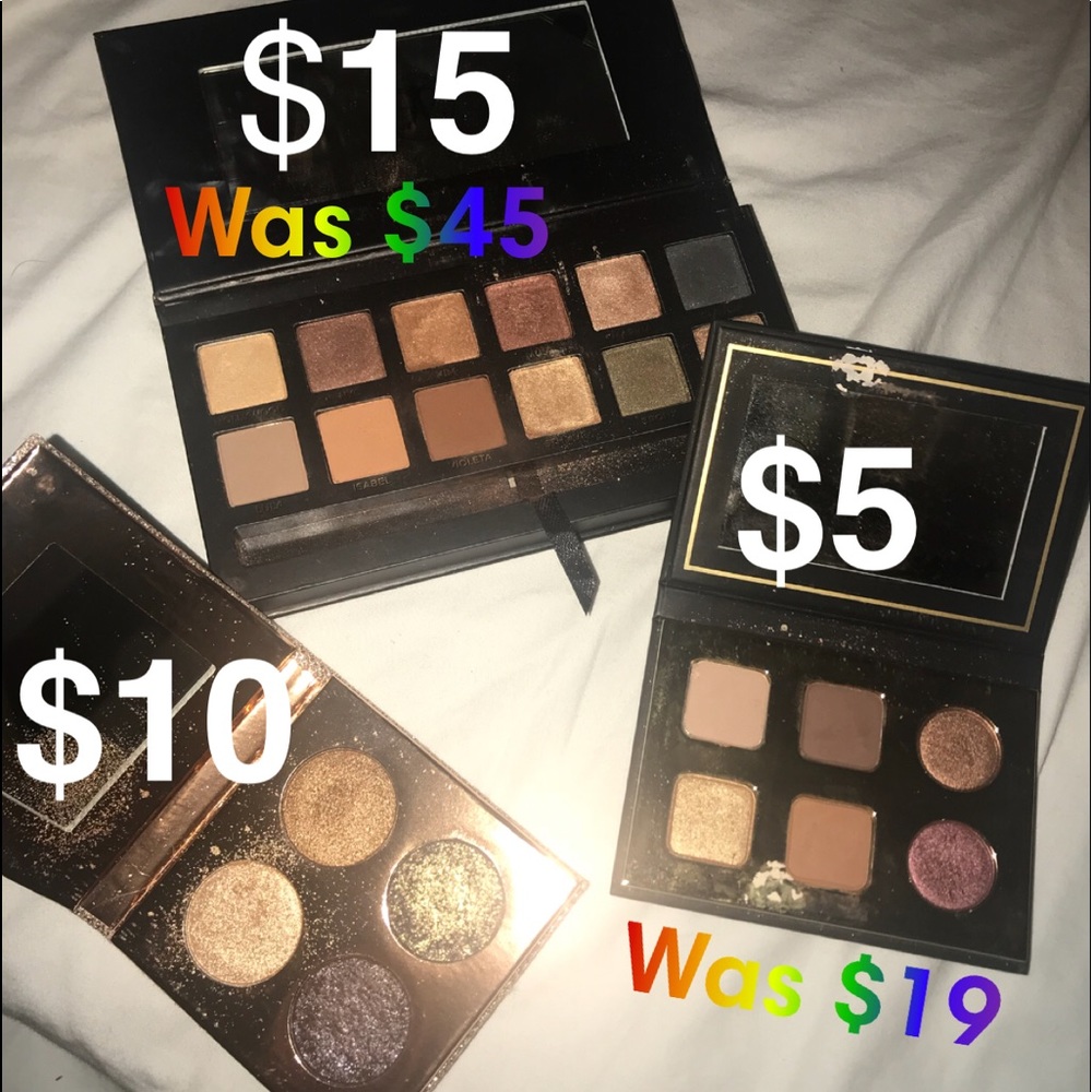 Used makeup palettes! Abh, Dose of Colors, Tarte